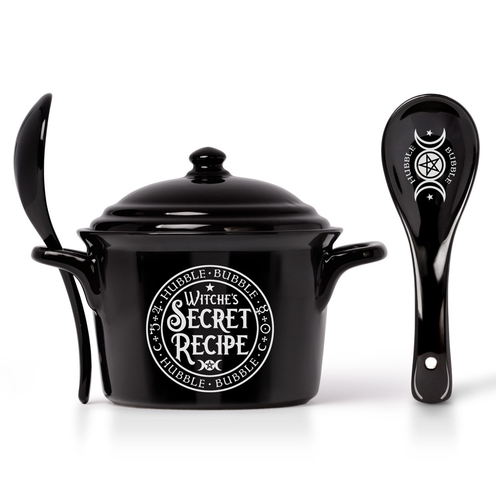 Alchemy - Witches Secret Recipe Kom - Zwart